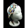 Black Pastel Hearts Self Tie Headband