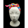 Summer Rainbow Spots Self Tie Headband