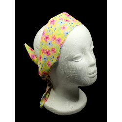 Yellow Blossom Self Tie Headband