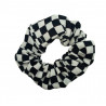 Chequered Flag Mini Scrunchie