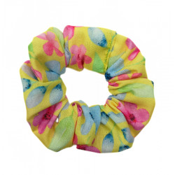 Yellow Blossom Mini Scrunchie