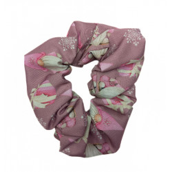 Christmas Pink Gonks Scrunchie