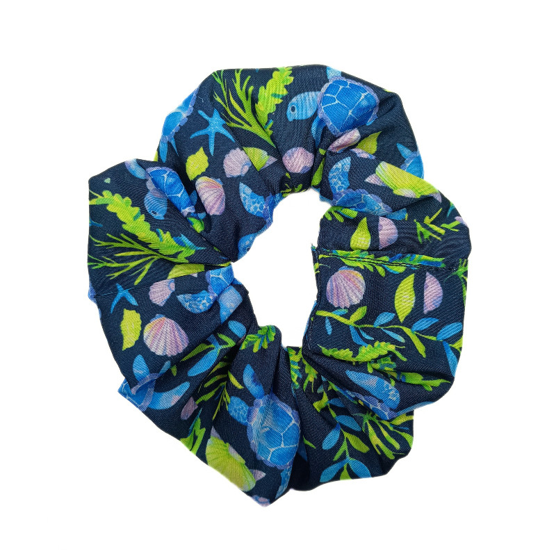 Watercolour Turtles Scrunchie