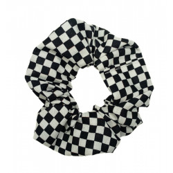 Chequered Flag Scrunchie