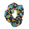 Black Pastel Hearts Scrunchie