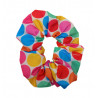 Summer Rainbow Spots Scrunchie