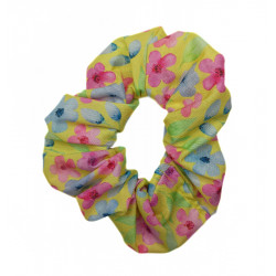 Yellow Blossom Scrunchie