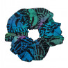 Blue, Green & Purple Sunburst Batik Mega Scrunchie