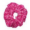 Pink Scroll Batik Mega Scrunchie