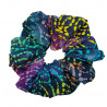 Rainbow Spiral Batik Mega Scrunchie