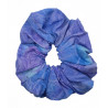 Purple Crushed Batik Mega Scrunchie