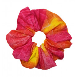Sunshine Crushed Batik Mega Scrunchie