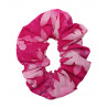 Pink Daisy Batik Scrunchie