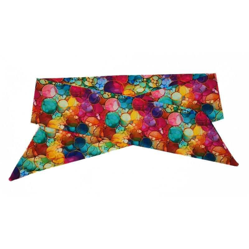 Rainbow Bubbles Self Tie Headband