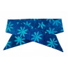 Blue Daisy Batik Self Tie Headband