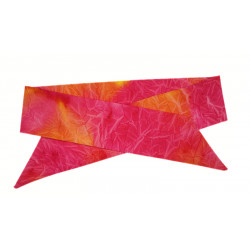 Sunshine Crushed Batik Self Tie Headband