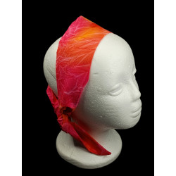 Sunshine Crushed Batik Self Tie Headband