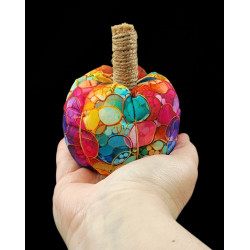 Rainbow Bubbles Scented Fabric Pumpkin