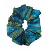 Blue Butterfly Batik Mega Scrunchie