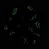 Glow in the Dark Purple Bats Mega Scrunchie