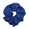 Blue Shimmer Stars Mega Scrunchie