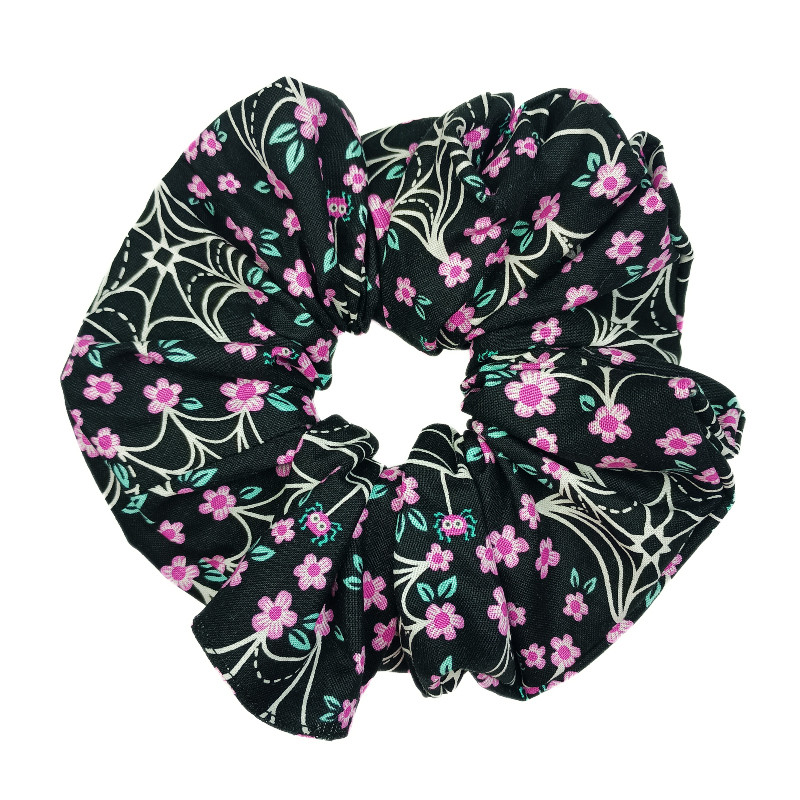 Floral Spiders Web Mega Scrunchie