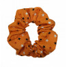 Glow in the Dark Orange Stars Scrunchie