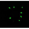 Glow in the Dark Grey Cats Mini Scrunchie