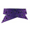 Glow in the Dark Purple Bats Self Tie Headband