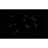Glow in the Dark Purple Bats Self Tie Headband