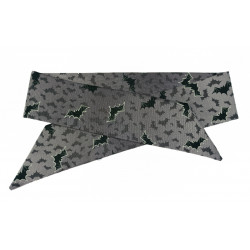 Glow in the Dark Grey Bats Self Tie Headband