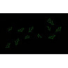Glow in the Dark Grey Bats Self Tie Headband