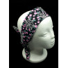 Floral Spiders Web Self Tie Headband