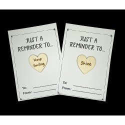 Just A Reminder To... Token Heart Gift