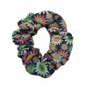 Grey Sunny Daisies Mini Scrunchie