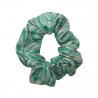 Green & Silver Swirl Mini Scrunchie