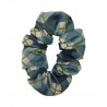 Christmas Highland Blue & Green Check Mini Scrunchie