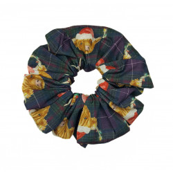 Christmas Highland Cow Mega Scrunchie