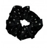 Black & Silver Stars Mega Scrunchie