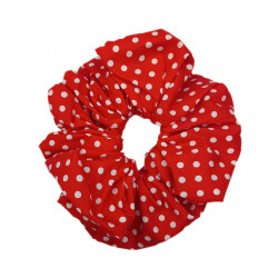 Red Polka Dot Mega Scrunchie