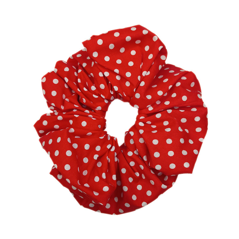Red Polka Dot Mega Scrunchie