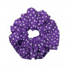 Purple Polka Dot Mega Scrunchie