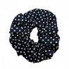 Navy Polka Dot Mega Scrunchie