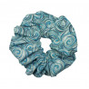 Blue & Silver Swirl Mega Scrunchie