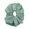Green & Silver Swirl Mega Scrunchie