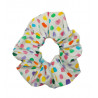 Rainbow Confetti Scrunchie