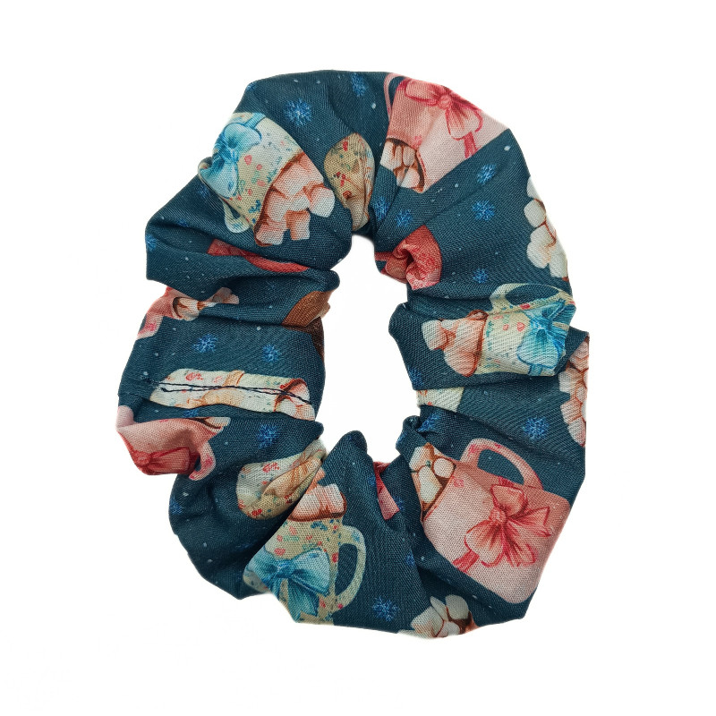 Christmas Hot Chocolate Scrunchie