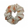 Christmas Gingerbread, Candy Canes & Bows Scrunchie
