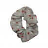 Christmas Snowflakes & Thistles Scrunchie