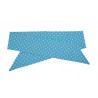 Baby Blue Polka Dot Self Tie Headband